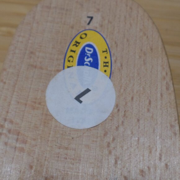 Dr. Scholl’s Original Exercise sandal with wooden sole. hot lime NEW! Size 7 - Picture 3 of 6